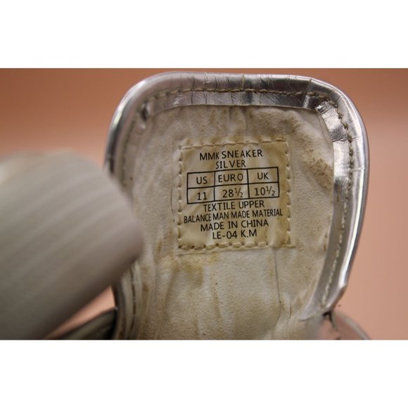 Michael Kors MK pattern 11 Silver, Black and Gray sneakers - Picture 4 of 8